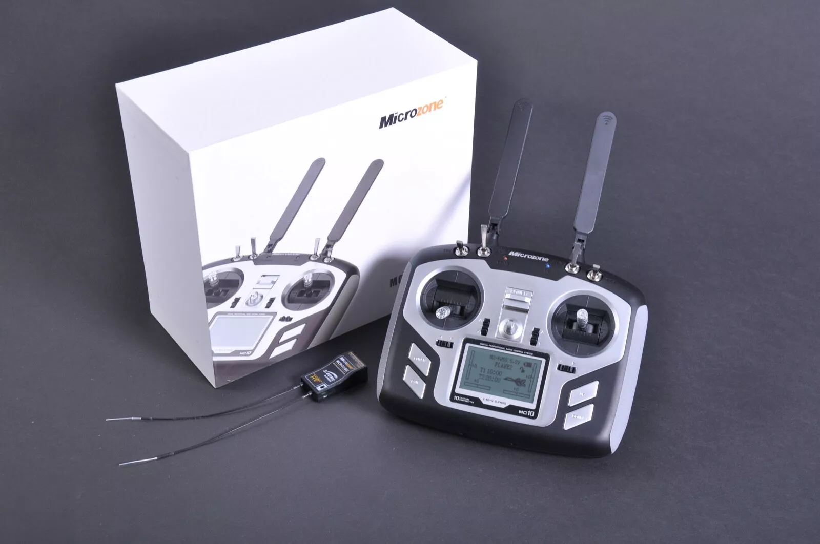 Microzone MC10 2.4GHz 10 Channel Radio Control RC Transmitter and Receiver