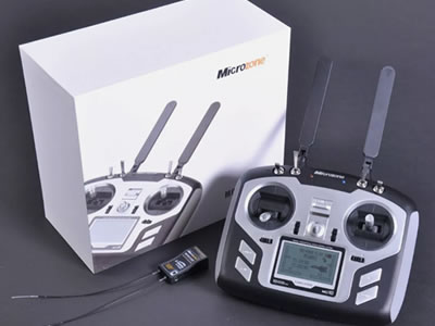 Microzone MC10 2.4GHz 10 Channel Radio Control RC Transmitter and Receiver